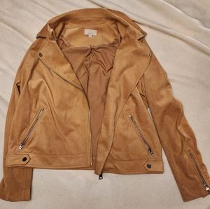 Loft Camel Suede Jacket